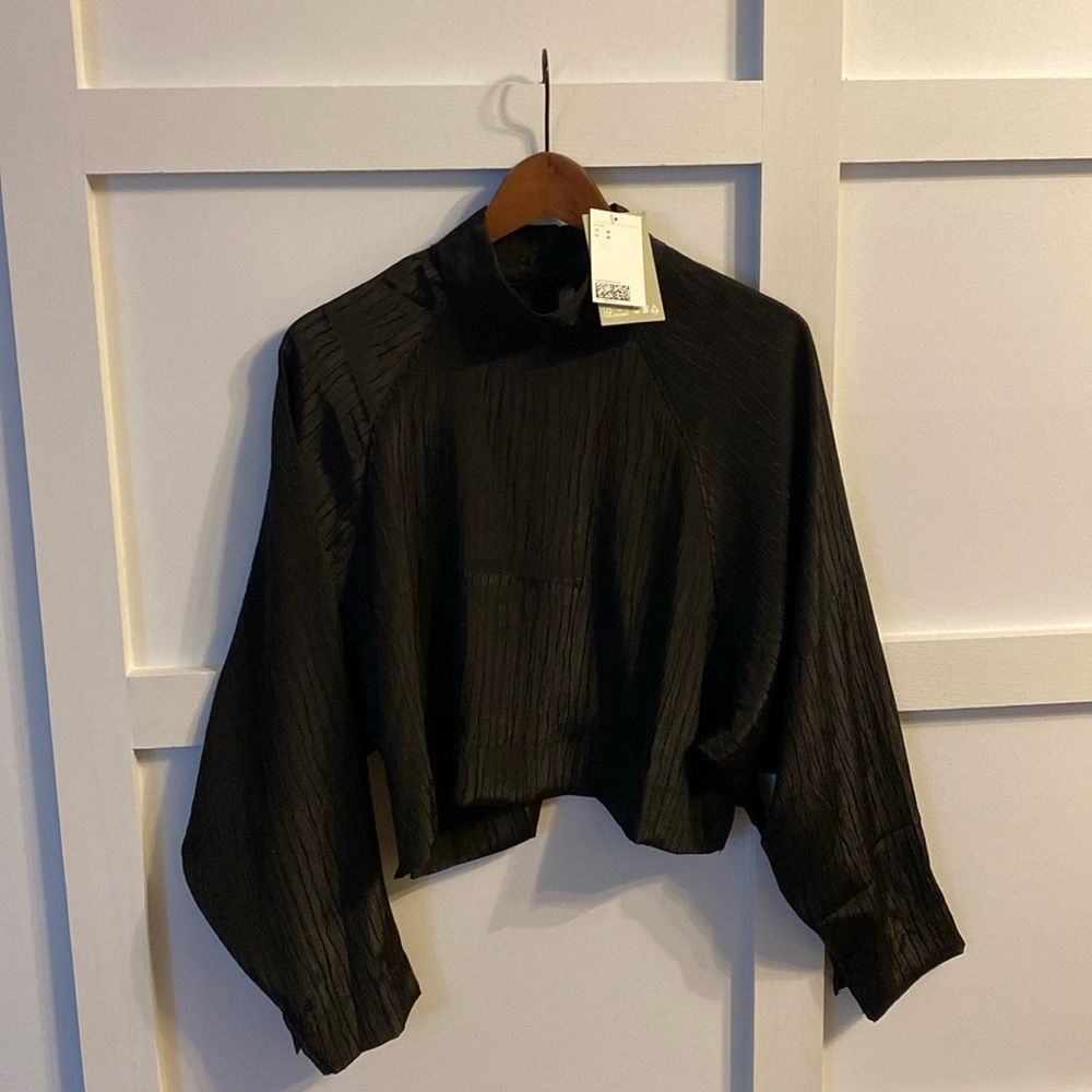 H&M Black Dress Shirt Medium